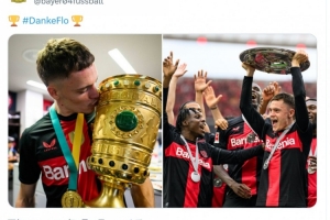 雷竞技中国官网-勒沃库森社媒今早晒维尔茨与奖杯合照，继续与他告别